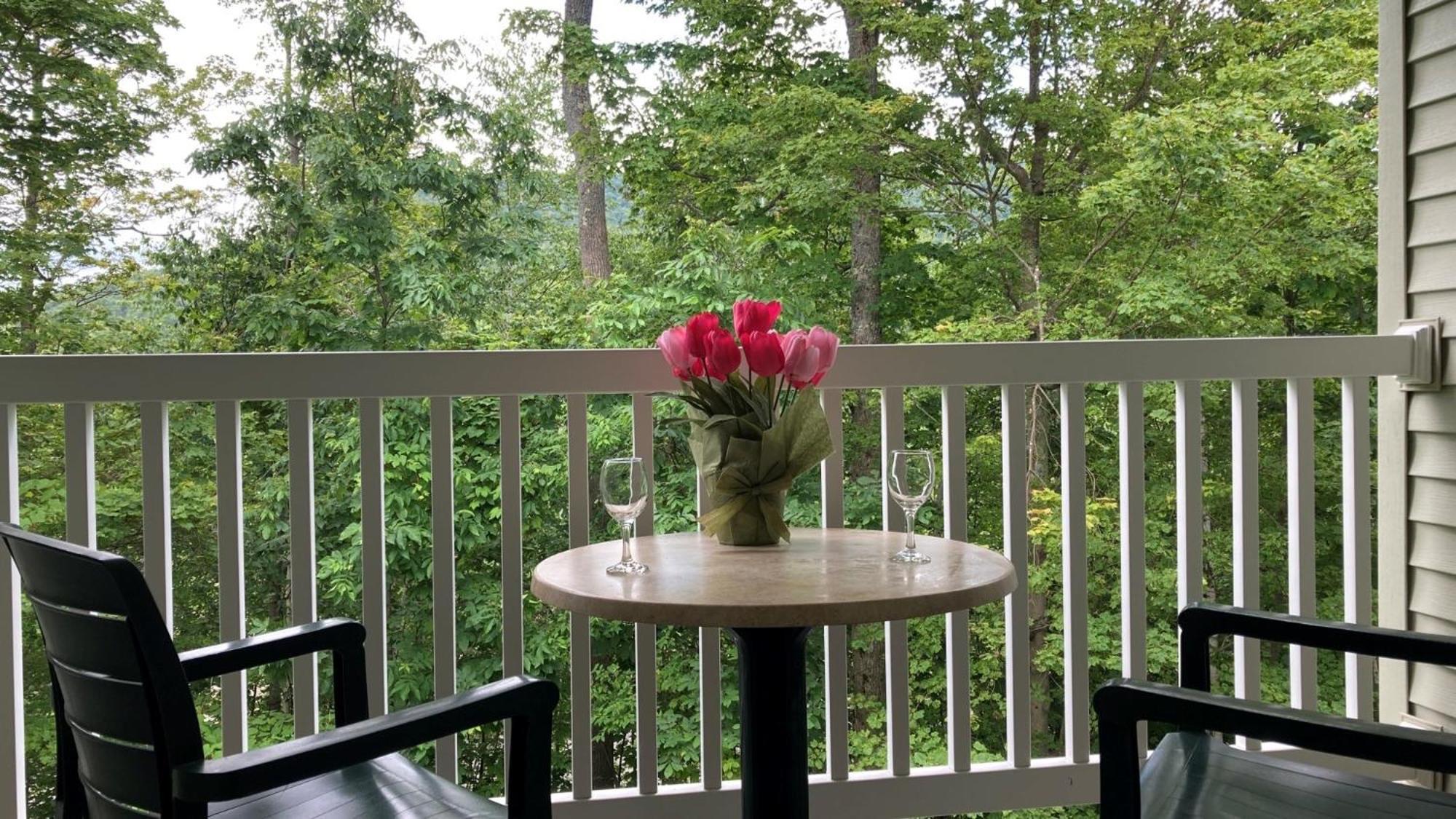 Vacation Village In The Berkshires 핸콕 외부 사진 A view from the balcony of a suite at the Inn at the Opera